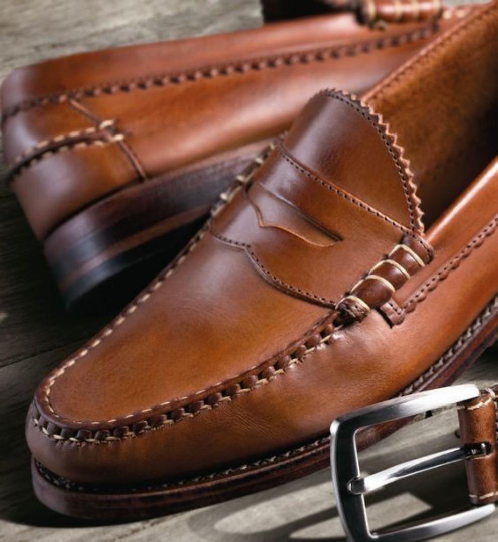 High Quality Men's Brown Pure Leather Lopha Shoes,Pure Genuine Leather, Comfortable Durable and Long Lasting Mens Shoes