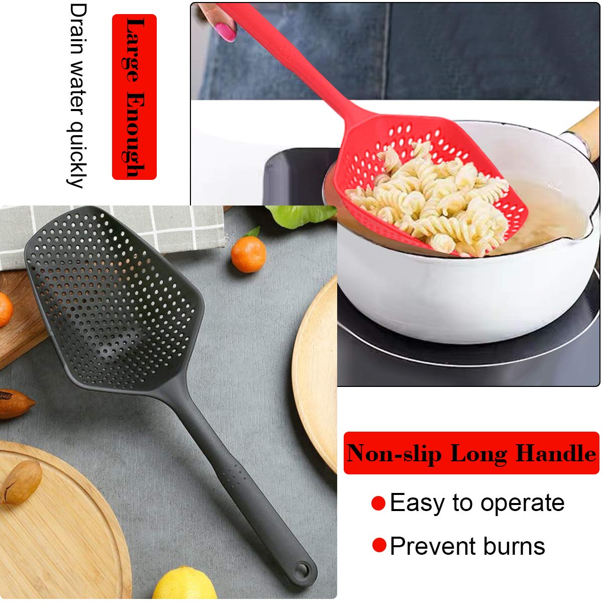 Sieve spoon colander scoop