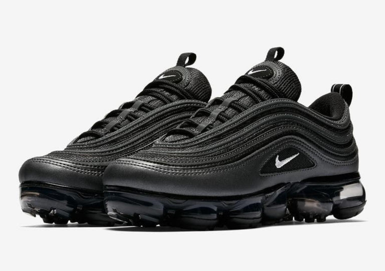 🔥(ON OFFER) AIRMAX 97 BLACK (BEST SHOP FOR AIRFORCE, AIR FORCE, JORDAN, AIR MAX, AIRMAX) FASHIONABLE SNEAKERS GENERIC