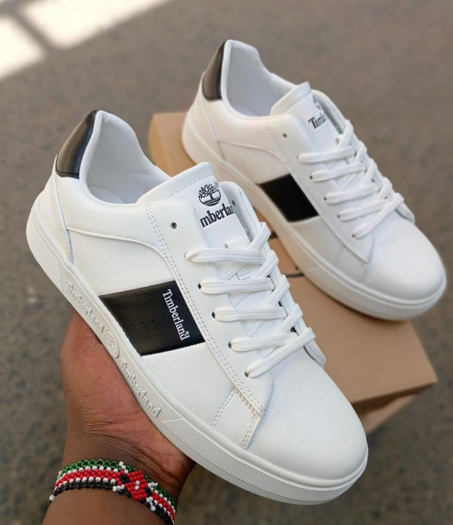 🔥(ON OFFER) LEATHER TIMBERLAND CLASSIC CASUALS, GREY, BROWN, WHITE AND BLACK LEATHER SHOES (BEST SHOP FOR LOAFERS, OFFICIALS, CASUALS, SNEAKERS) GENERIC