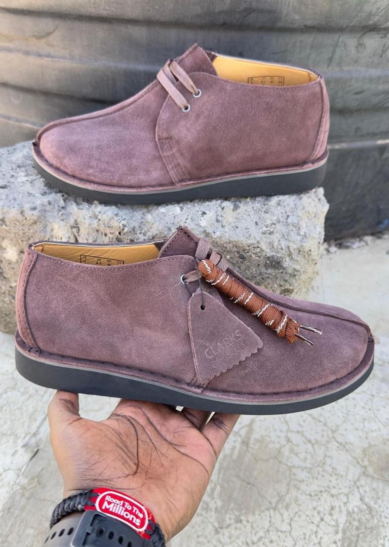 🔥(ON OFFER) CHOCOLATE BANK ROBBERS MENS CASUAL LEATHER HI TOP CLARKS SKETCHERS AND CASUAL OXFORDS SHOES, VERY CLASSY AND FASHIONABLE, OFFICIALS, CASUAL BOOTS. GENERIC