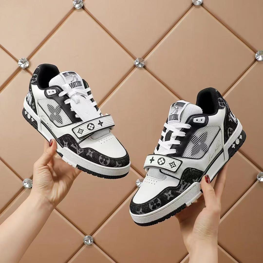 ORIGINAL LOUIS VUITTON SNEAKERS, LV SKATE , MULTI COLOUR WHITE AND BLACK TUNED AIR, HIGH QUALITY SNEAKERS. Best shop for Airforce, Air jordan, Airmax tn, Air force sneakers)