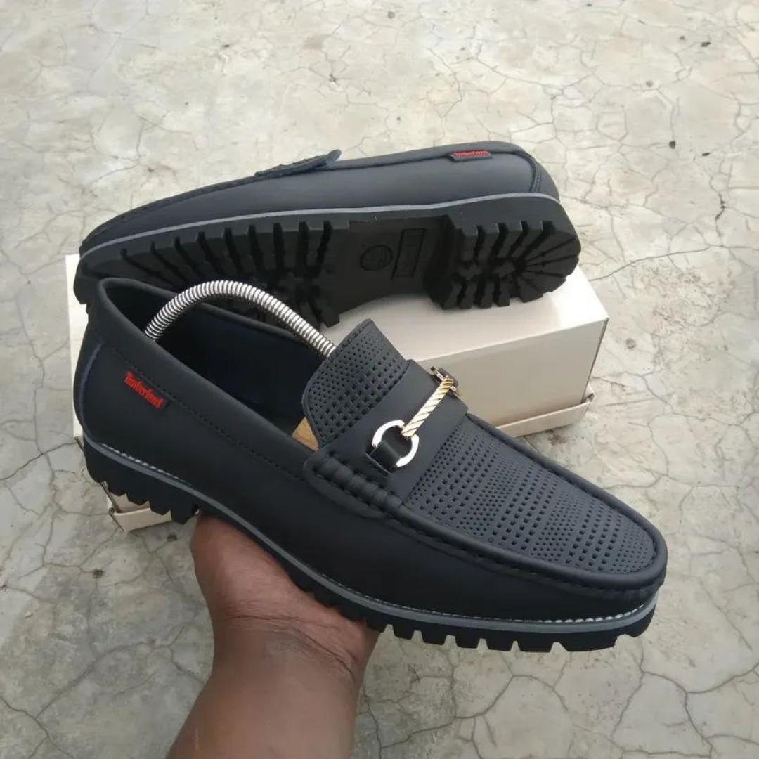 ORIGINAL LEATHER TIMBERLAND CLASSIC LOAFERS, BLACK CASUAL AND OFFICIAL SHOES BROWN LEATHER (BEST SHOP FOR LOAFERS, OFFICIALS, CASUALS, SNEAKERS)
