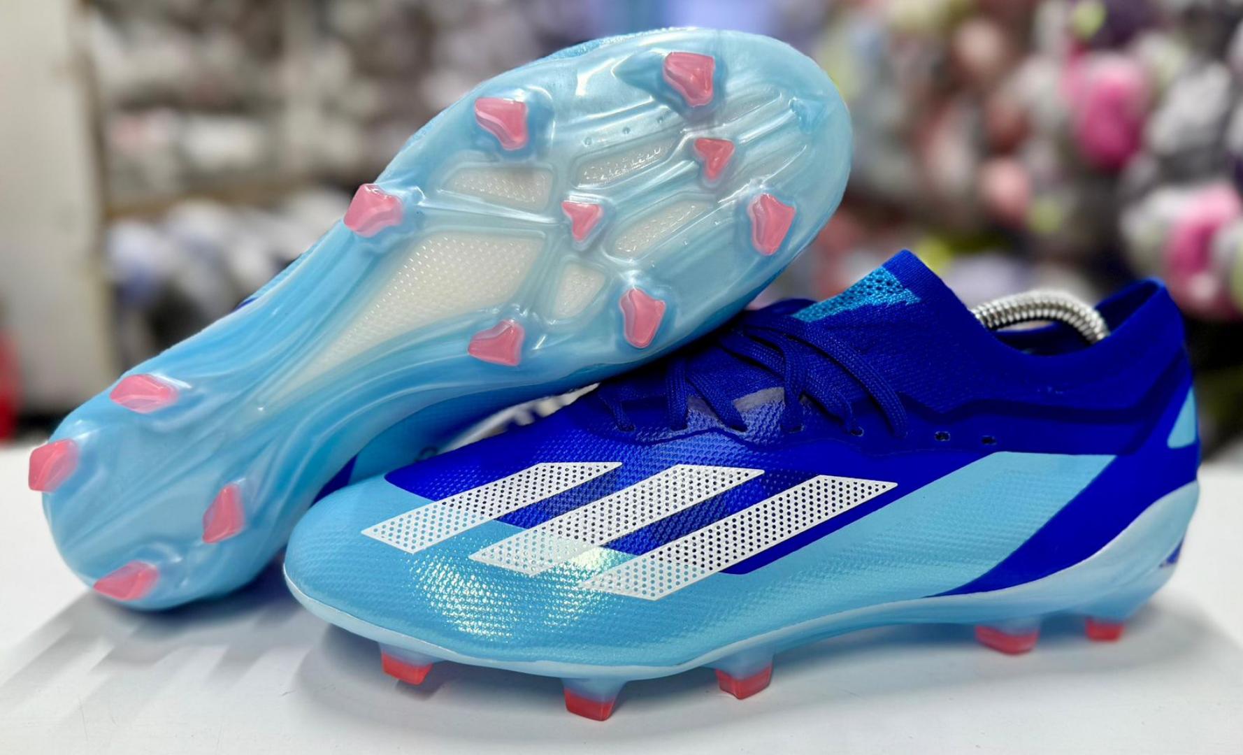 Original Adidas Crazyfast.1 (crazy fast boots) FG firm ground soccer cleats ‹ > Moments - Blue/Jade/Black, LIMITED EDITION, Soccer boots, football boots