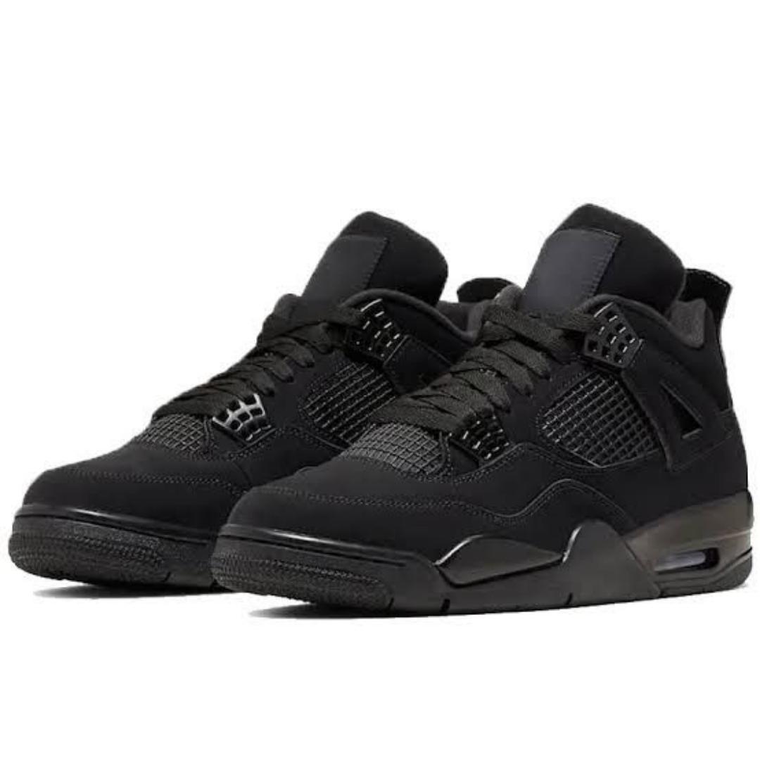 ORIGINAL AIR JORDAN 4 RETRO, "BLACK CAT". CUSTOMIZED JORDAN, COLOUR GREEN AND WHITE ,HIGH QUALITY SNEAKERS. JORDAN Best shop for Airforce, Air jordan, Airmax tn, Air force sneakers)