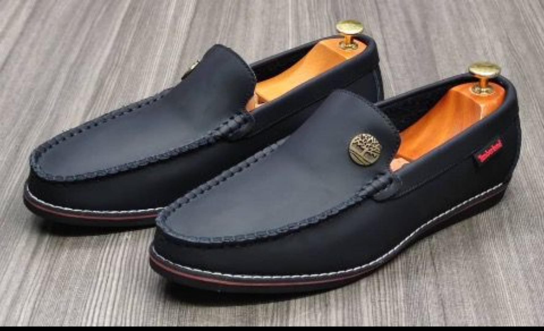 ORIGINAL TIMBERLAND CLASSIC LOAFERS, BLACK LEATHER CASUAL AND OFFICIAL SHOES BLACK LEATHER (BEST SHOP FOR LOAFERS, OFFICIALS, CASUALS, SNEAKERS)