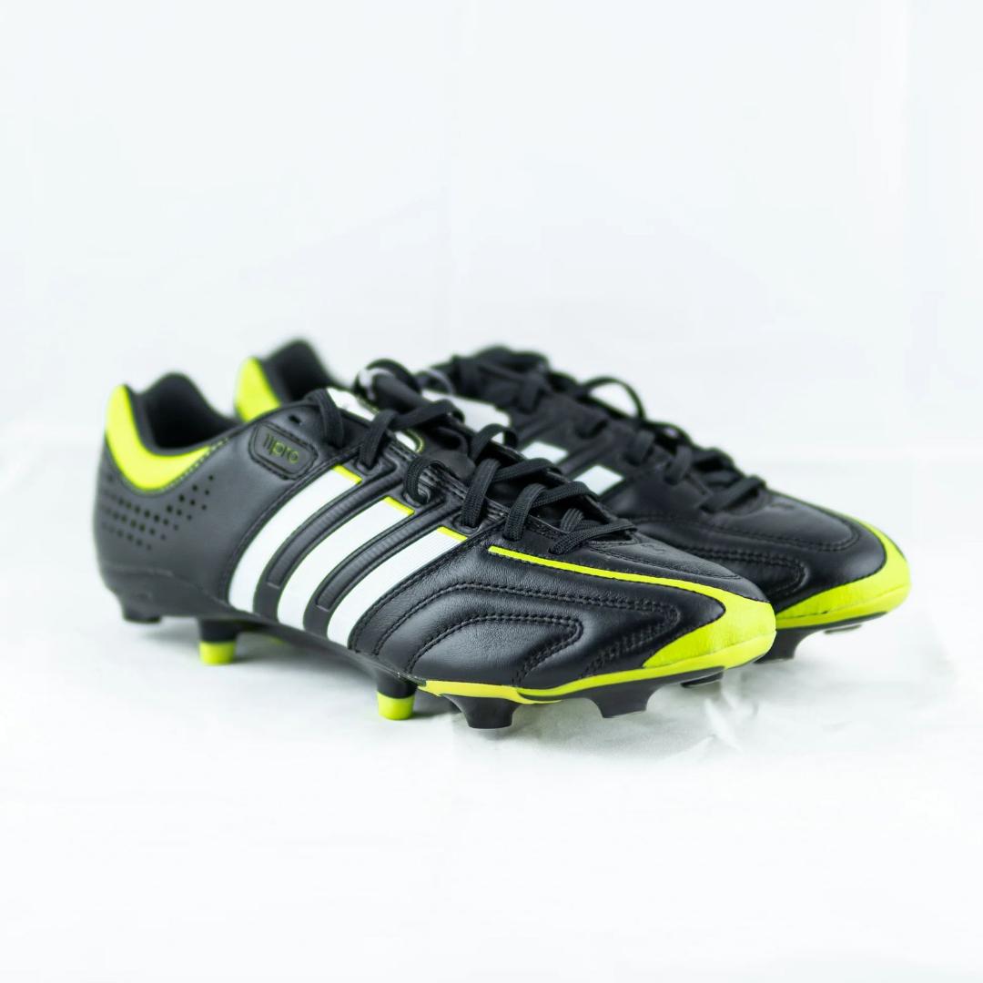 ADIDAS ADIPURE 11 PRO TRX FG, BLACK WHITE AND GREEN LIMITED EDITION, Soccer boots, football boots (best shop for sports equipments)
