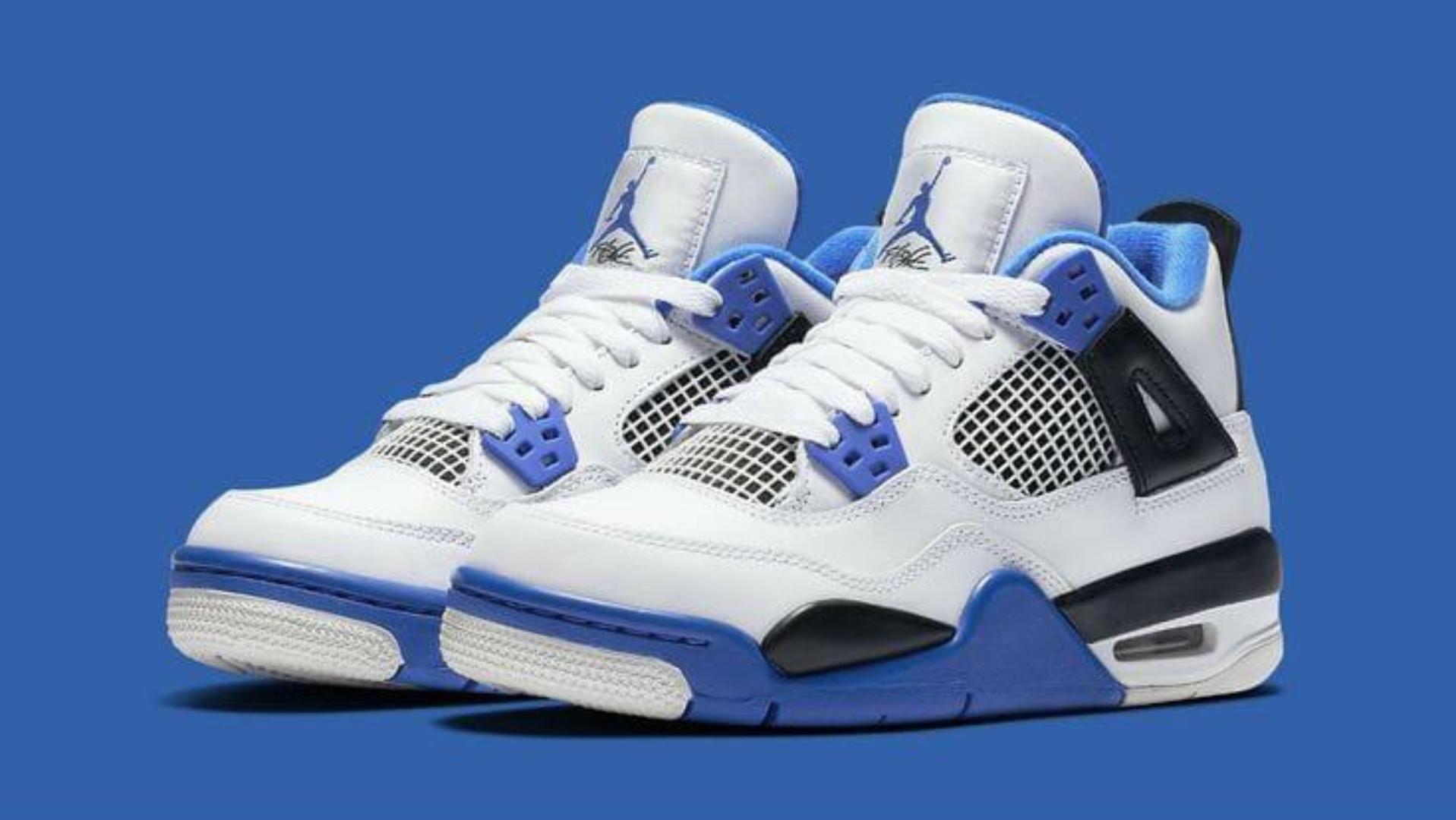 📛OFFER📛 ORIGINAL AIR JORDAN 4 RETRO, "MOTOR SPORT". CUSTOMIZED JORDAN, l (royal)  ,HIGH QUALITY SNEAKERS. JORDAN Best shop for Airforce, Air jordan, Airmax tn, Air force sneakers)