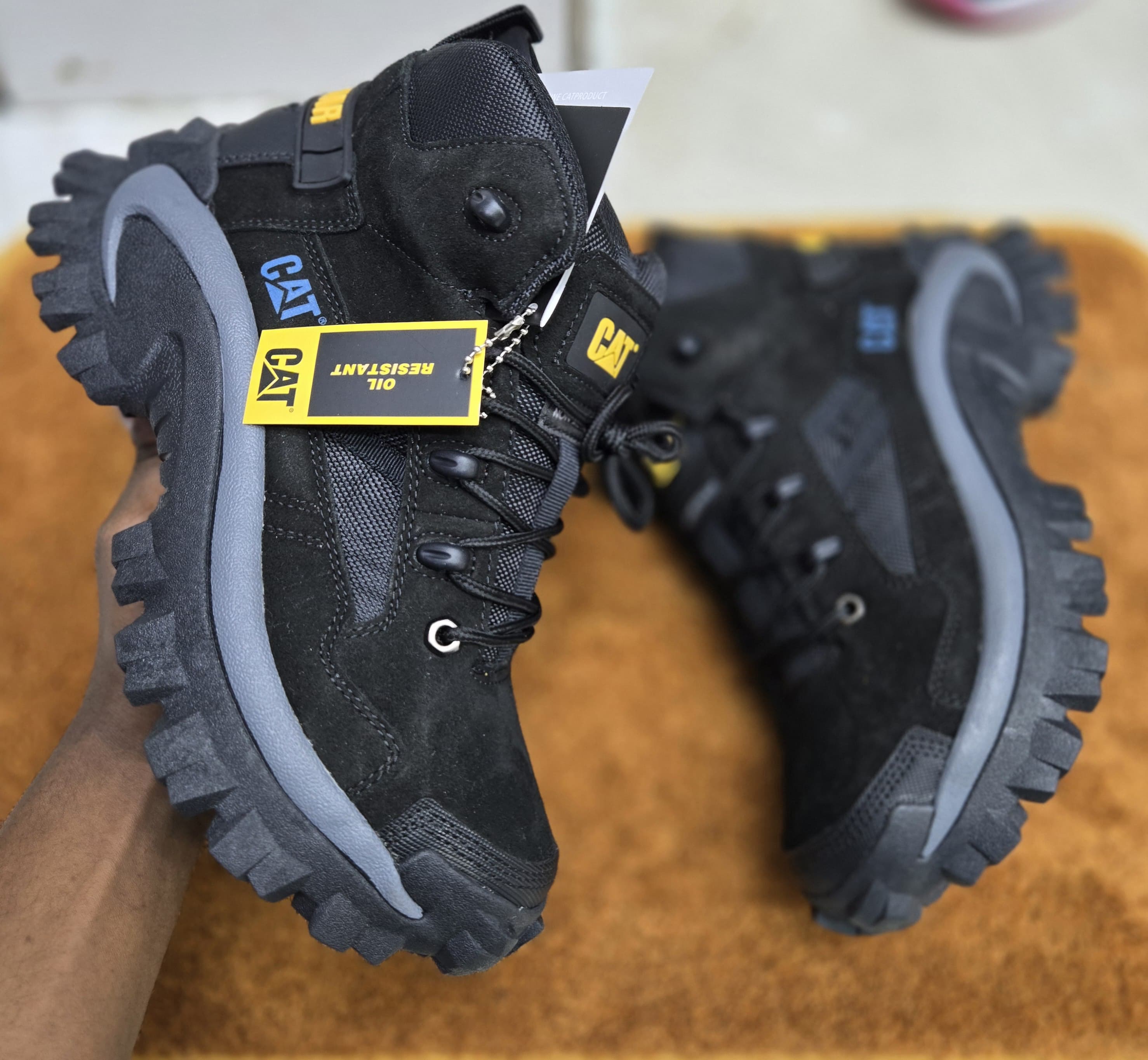 🔥 Leather CAT Caterpillar boots, steel toe work boots, casual shoes & casual boots. Premium Waterproof Boot, customized timberland boots black Supreme Desighners shoes and Boots, Safety boots