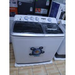 VON VWM-13AHK-Semi-Automatic Twin Tub Washing Machine -13KG (1YEAR WARRANTY)