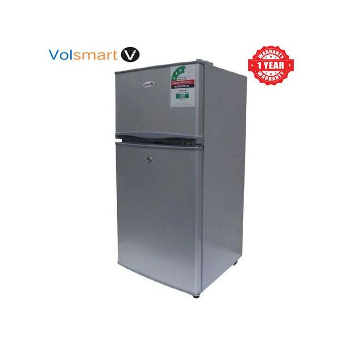 VOLSMART 108L Double Door Direct Cool Fridge (1 YEAR WARRANTY)