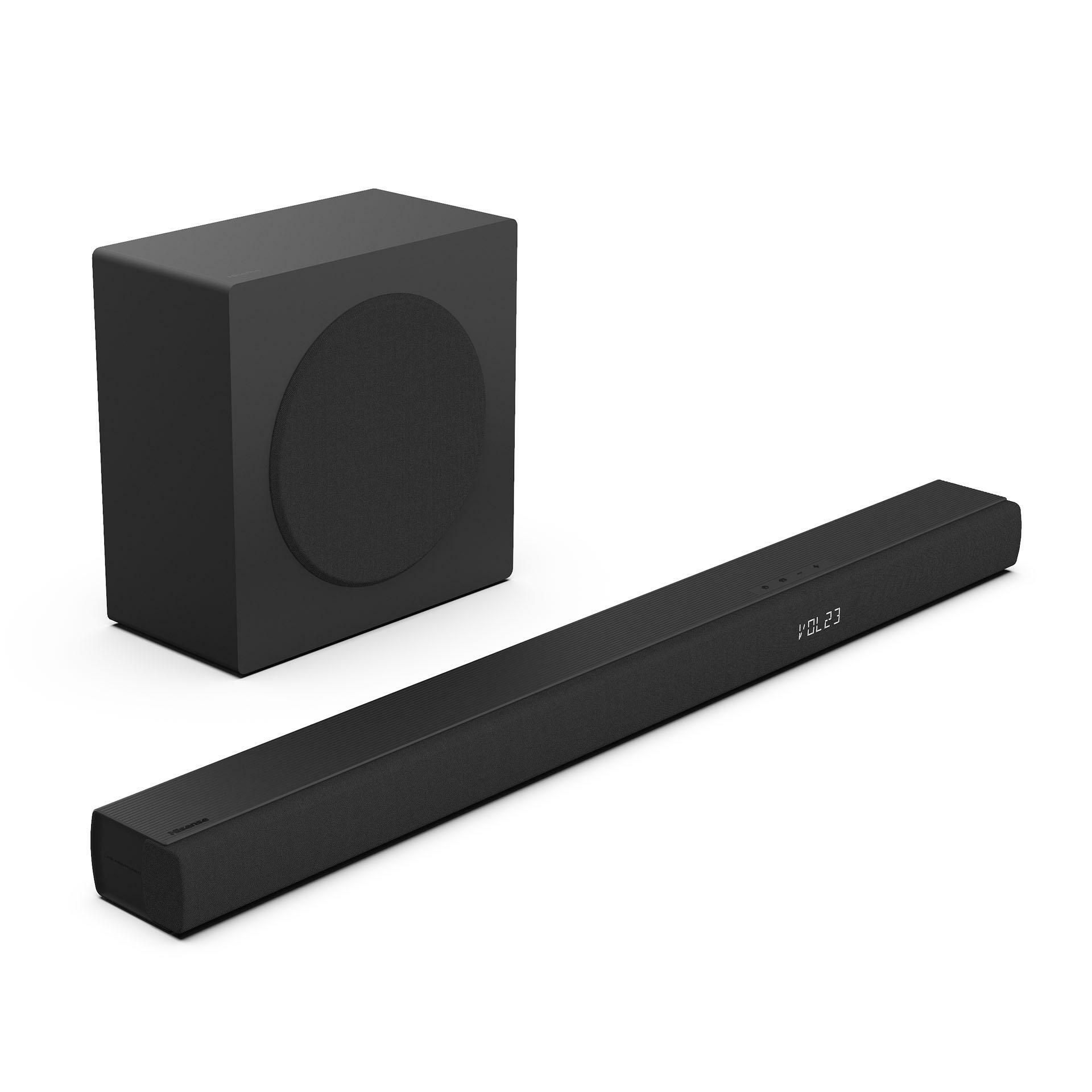 Hisense HS3100 Soundbar 3.1CH, 480W Powerful Sound+FREE EARPODS+EXTENSION