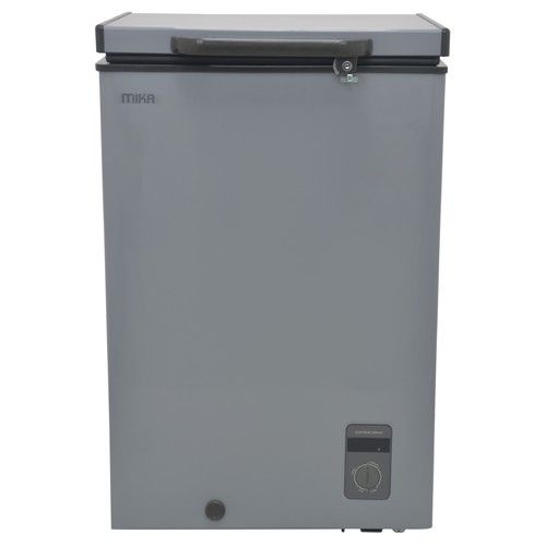 MIKA Chest Freezer, 95L, Aluminium Inner, Dark Grey,MCF95WLG (1YR WARRANTY)