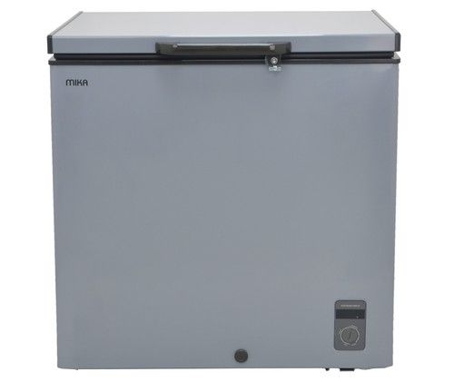 MIKA Chest Freezer, 197L, Aluminium Inner,MCF197ADG-  Grey(1YR WARRANTY)