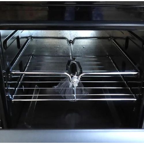 VOLSMART Standing Gas Cooker - 50*55, 3 Gas Jet Burners + 1 Hot Plate, Electric Oven - Black