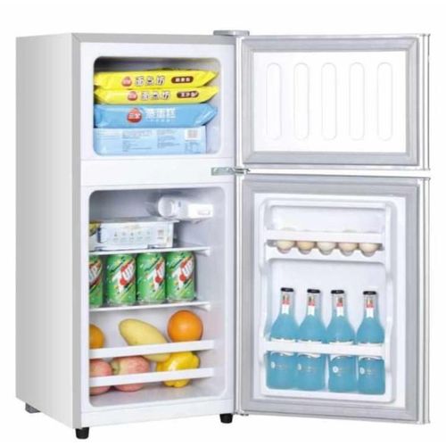 Gld Double Door Mini-Fridge 90L,Low Noise Sleek Design(1YR WARRANTY)