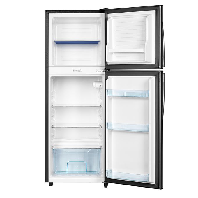 Ramtons 2 Door Direct Cool Fridge, 128 Litres - Silver(1YR WRTY)