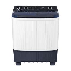 HAIER Washing Machine Semi Automatic 13KG Twin Tub Top Load Washing Machine Turbo Dry,Washes Duvets & Blankets, Low Power, White(1YR WRTY)