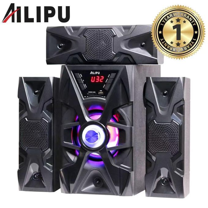 AILIPU SPEAKER KL-6304AD 3.1CH Woofer Subwoofer Bluetooth Cinema Home theater System Bluetooth Hi-Fi Speaker Speaker System AC/DC Subwoofer Bluetooth USB/SD/FM Woofer (1YR WRTY)