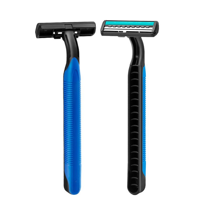 Disposable Manual Razor Portable Men's Travel Stainless Steel Razor Hotel Supplies Hotel Bath Shaver，Pack of 5