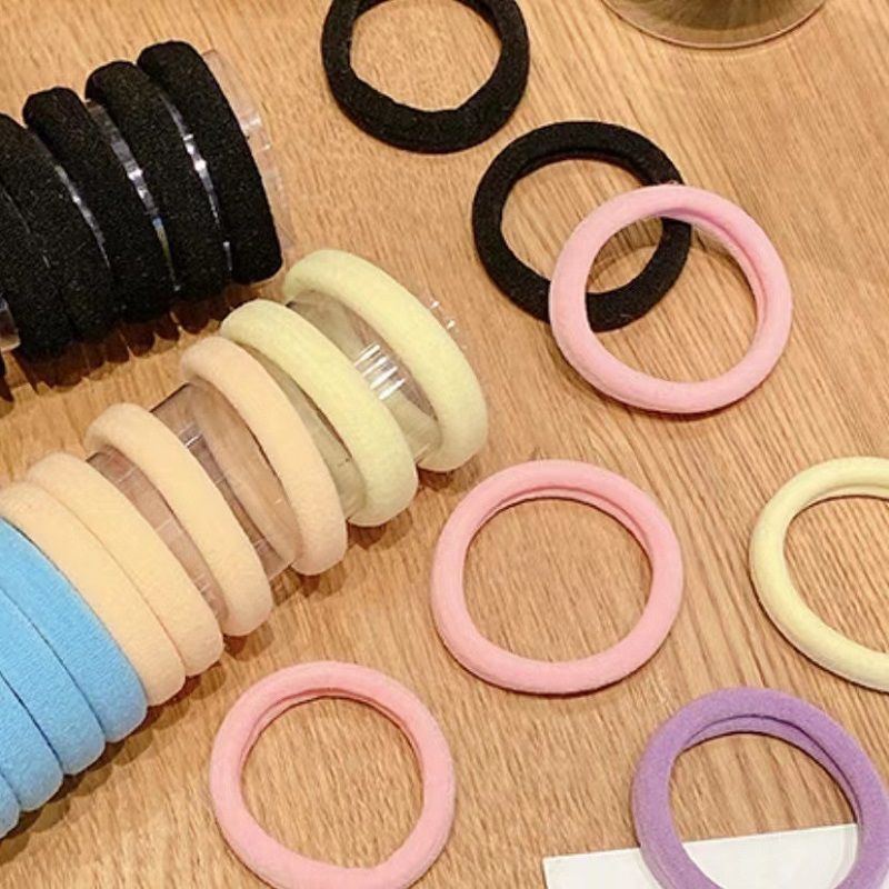 Seamless Hair Band High Elastic Rubber Band Adult Hair Tie Thick Hair Rope Female Hair Tie Simple Headstring Accessories