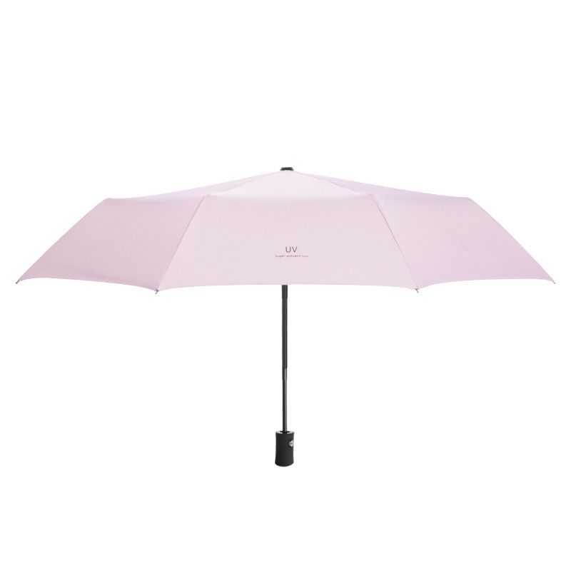 Upgraded Thick Vinyl Sunblock Umbrella Wholesale Manual Business Folding Umbrella Men's And Women's Sun Umbrella Dual Use Sun Protection