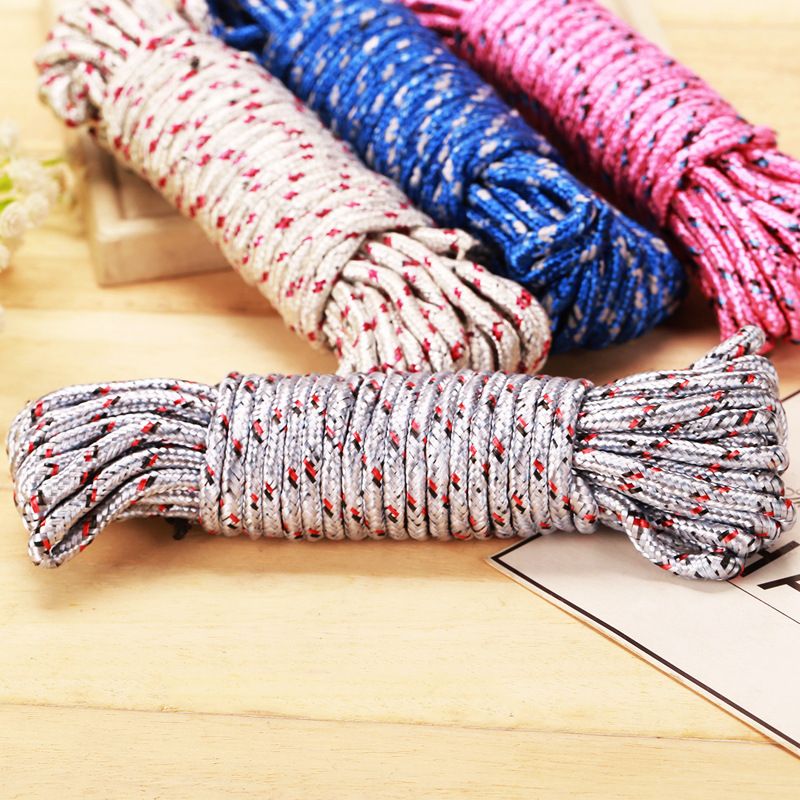 Rope Binding Rope Drying Quilt Wear-resistant Woven Nylon Line Clothes Drying Artifacts Car Packing Line Outdoor Clothes Drying Line