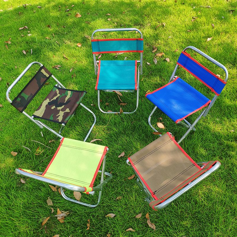 Folding Bench Mazza Outdoor Thick-backed Fishing Chair Portable Train Station Queue Chair Folding Chair