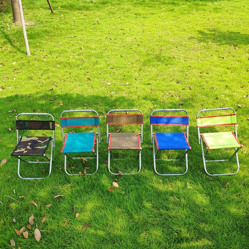 Folding Bench Mazza Outdoor Thick-backed Fishing Chair Portable Train Station Queue Chair Folding Chair