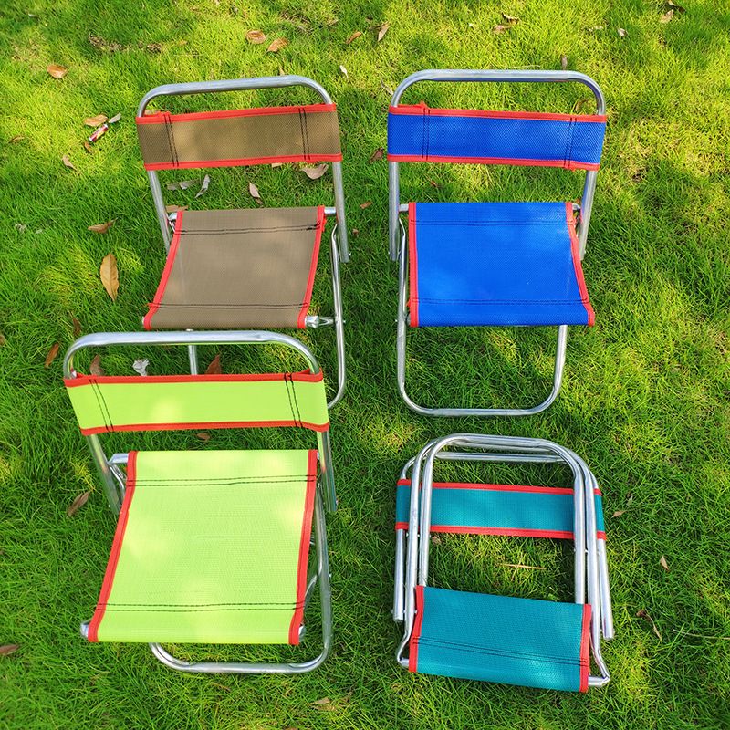 Folding Bench Mazza Outdoor Thick-backed Fishing Chair Portable Train Station Queue Chair Folding Chair