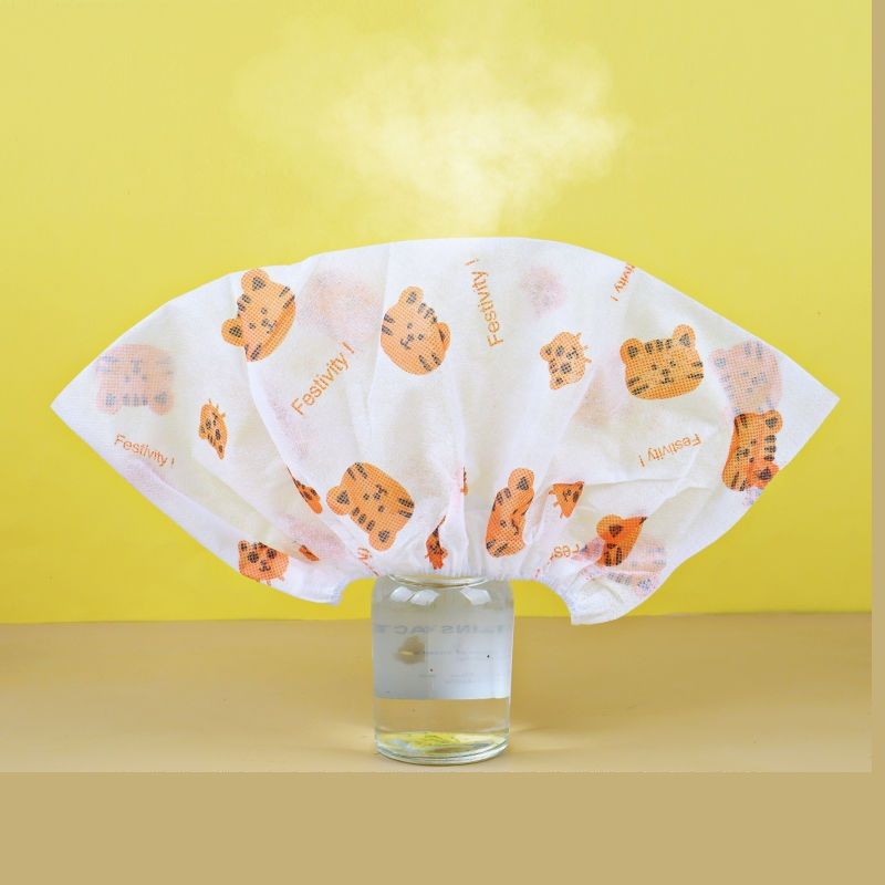 （Each pack is 50 pairs）Disposable Printed Cartoon Shoe Cover Thickened Non-Woven Shoe Cover non-slip Wear Resistant Household Dust Disposable Foot Cover