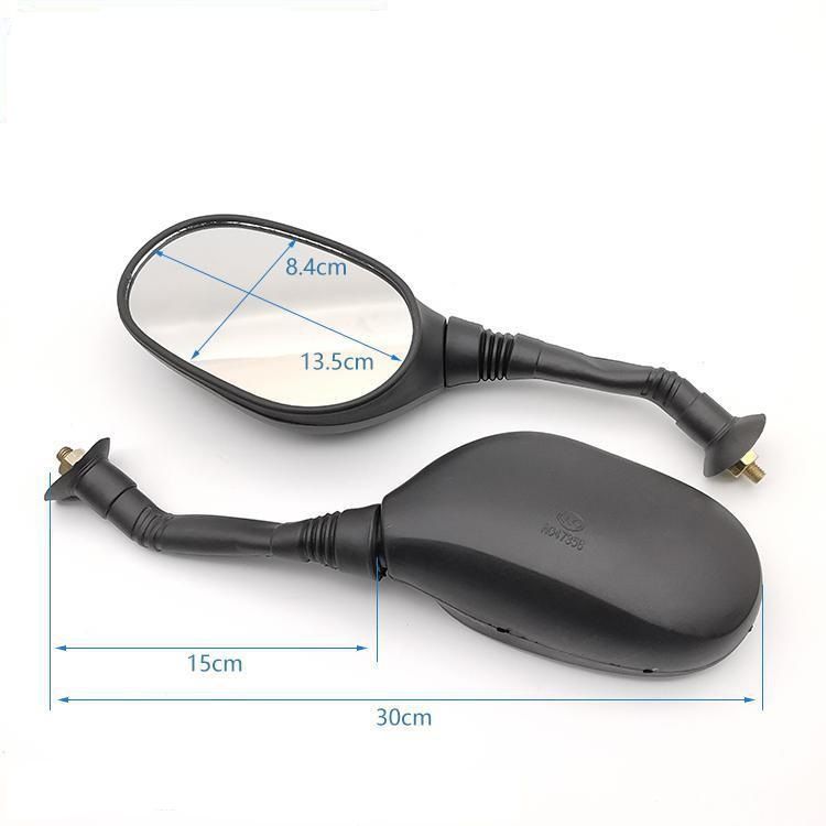 Electric Vehicle Battery Car Rearview Mirror Motorcycle Reflector Scooter Retrofit Reverse Mirror Tricycle 8MM