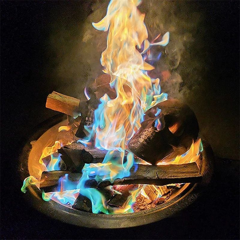 Colored Magic Flame Powder Outdoor Camping Campfire Color Powder Party Festival flame powder