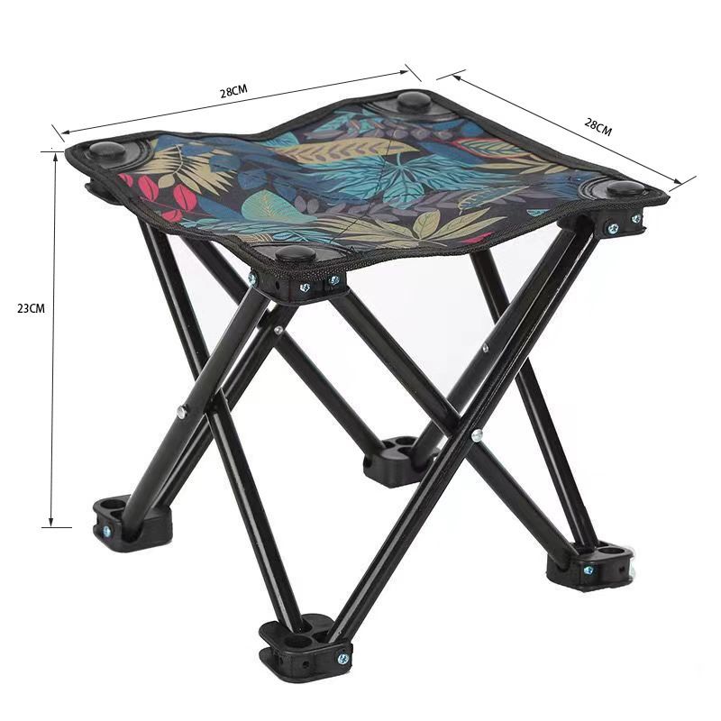 Fishing Stool Folding Stool Outdoor Portable Camping Beach Fishing Stool Small Mazza Art Outdoor Strong And Durable