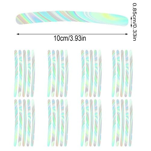 Car Wheel Reflective Colorful Laser Luminous Tire Anti-Collision Stickers Individuality Creative Motorcycle Electric Vehicle Color Stickers