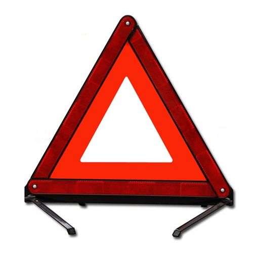 Car Triangle Warning Plate Folding Car Emergency Warning Frame Reflective Fault Stop Safety Tripod