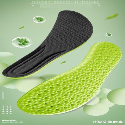 Sports Insole Deodorant Absorbent High Elastic Cushioning Insole (26 cm international size 39.5 tailorable) Each bag contains 5 pairs