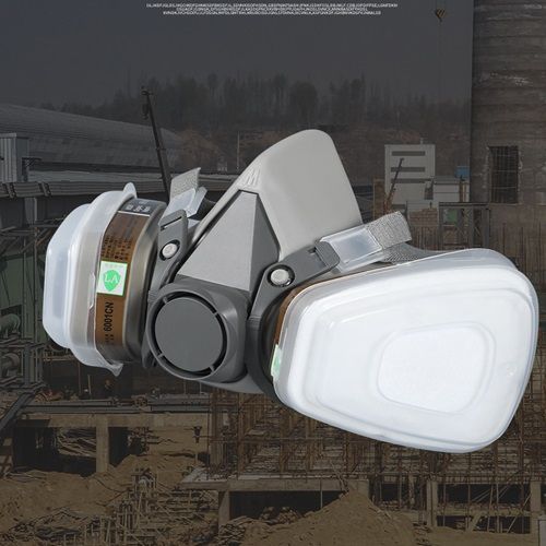 Gas Mask Spray Paint Pesticide Chemical Gas Industrial Dust Grinding Electric Welding Decoration Gas Mask（Complimentary protective glasses）