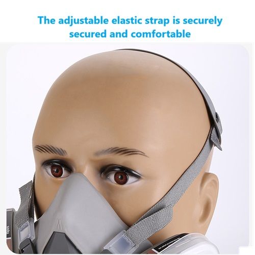 Gas Mask Spray Paint Pesticide Chemical Gas Industrial Dust Grinding Electric Welding Decoration Gas Mask（Complimentary protective glasses）