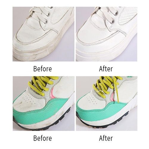 White Shoe Cleaning Cream Shoe Cleaning Detergent Artifact Brush Shoes Polishing Shoes Cleaning Cream Shoes Decontamination Whitening To Yellow 260g