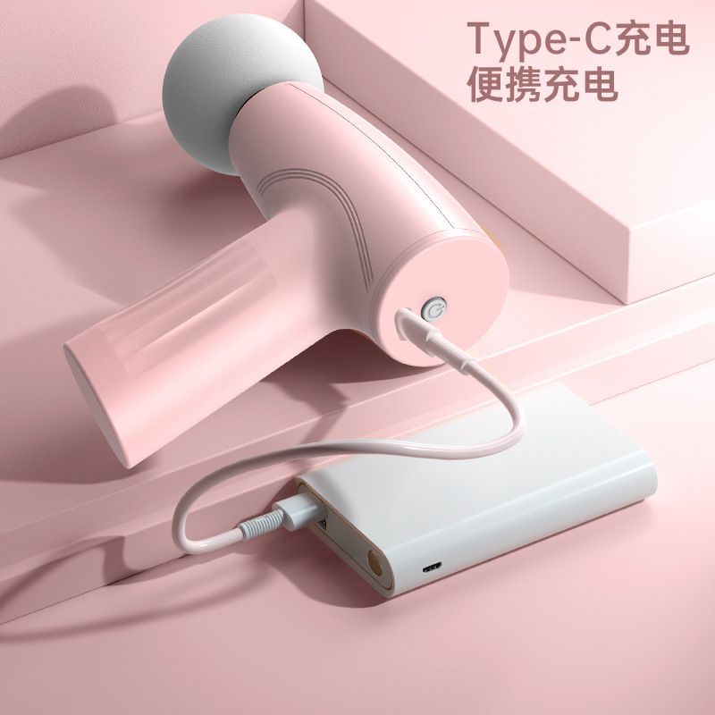 New gift Mini Fascia Gun Muscle Massager Massage Stick Vibration Massage Fascia Instrument MIni3 Adjustment