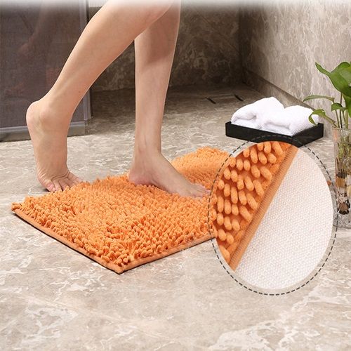 Chenille Home Carpet Bedroom Dining Room Floor Mat Bathroom Toilet Door Absorbent Non-slip Mat