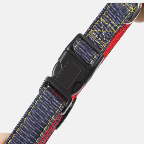 Dog Leash Pet supplies Chest Back Leash Cowboy Sling Dog Three-piece Set