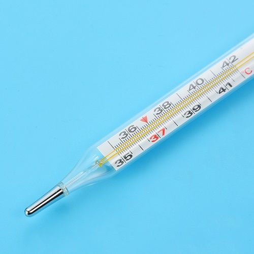 Internal Standard Large Glass Thermometer Mercury Thermometer Underarm oral Thermometer ° C & ° F Scale