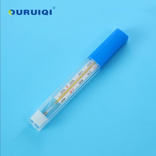 Internal Standard Large Glass Thermometer Mercury Thermometer Underarm oral Thermometer ° C & ° F Scale