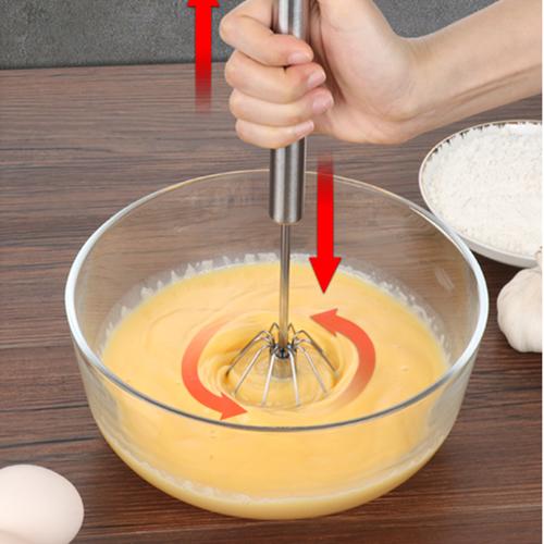 Stainless Steel Whisk Cream Whisk Semi-automatic Whisk Kitchen Mixer Whisk