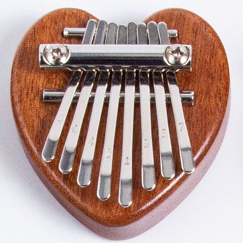 Solid wood 8-tone Mini Thumb Harp Wholesale Wooden 8-tone Finger Harp Kalimba Portable Crystal Kalimba