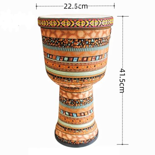 African Drum 9 "Goatskin Handmade