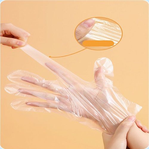 Disposable Gloves Food Grade Thickened Waterproof And Oil-proof 2 Sizes, Adults Each Bag 200 Pairs, Children Each Bag 100 pairs