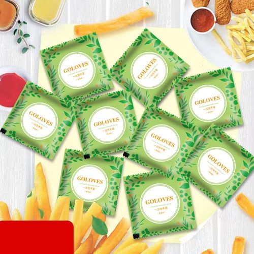 Disposable Gloves Food Grade Thickened Waterproof And Oil-proof 2 Sizes, Adults Each Bag 200 Pairs, Children Each Bag 100 pairs